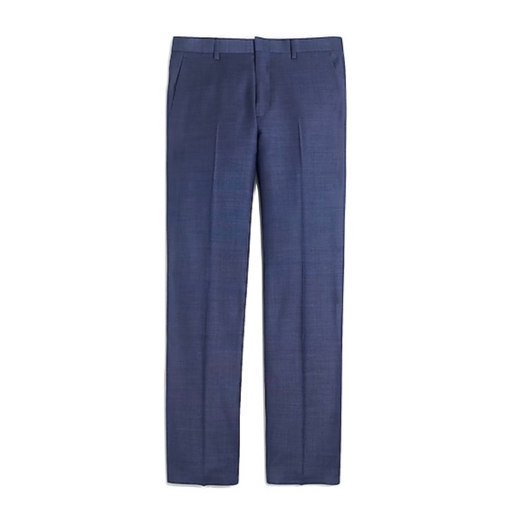 J. Crew Men's Slim-fit Thompson Worsted Wool Pants Marina Blue 28/32 NWOT - Picture 1 of 6